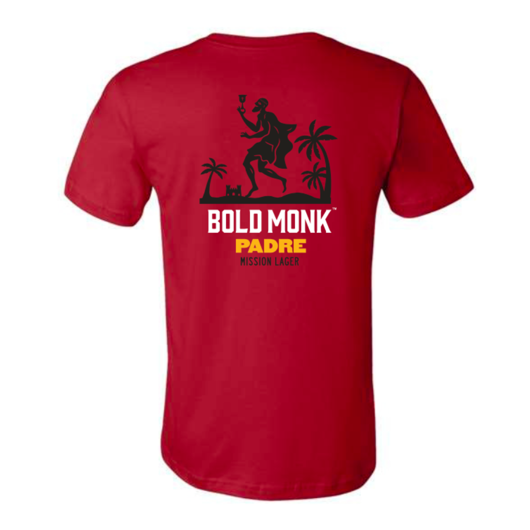 Padre Mission Lager T-Shirt in Red