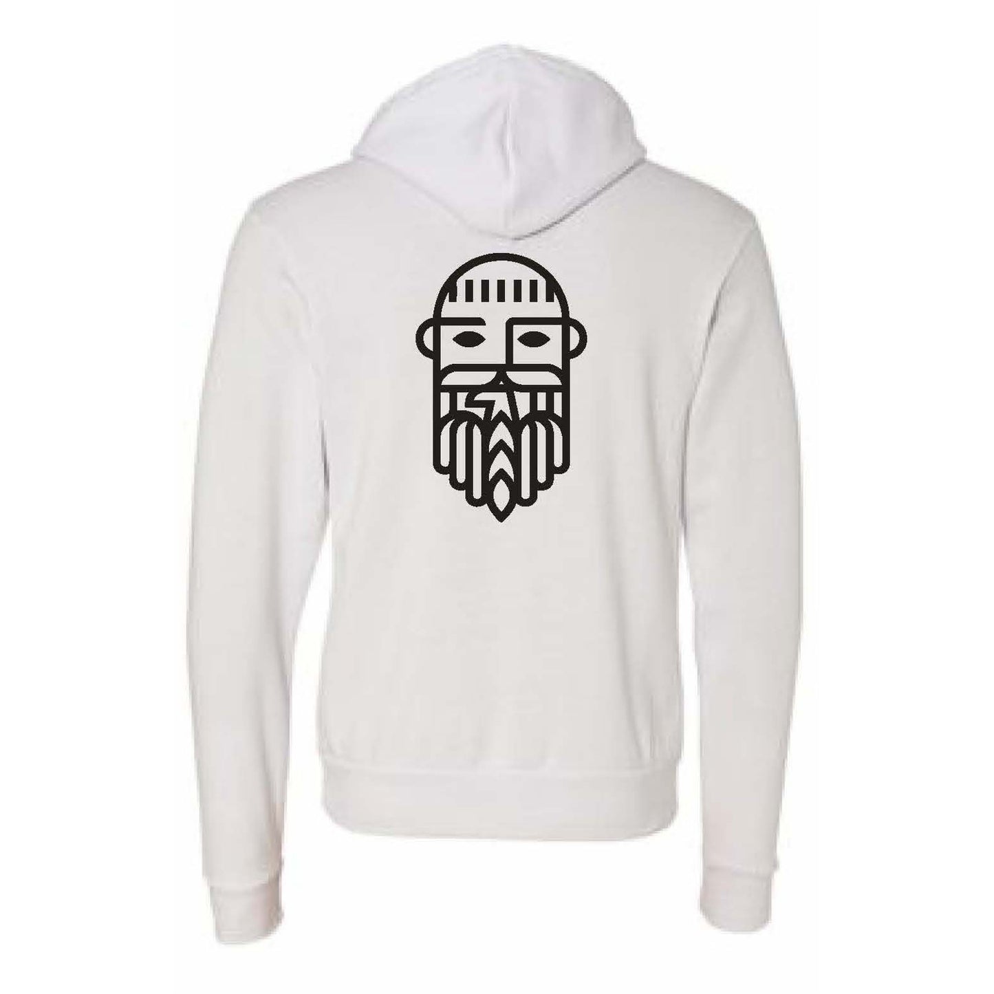 Bold Monk Hoodie in White