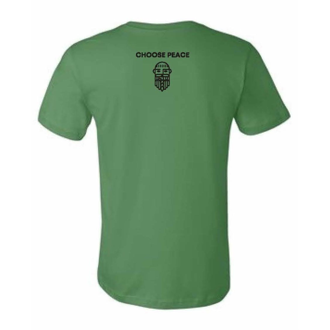 "Choose Peace" T-Shirt in Leaf Green