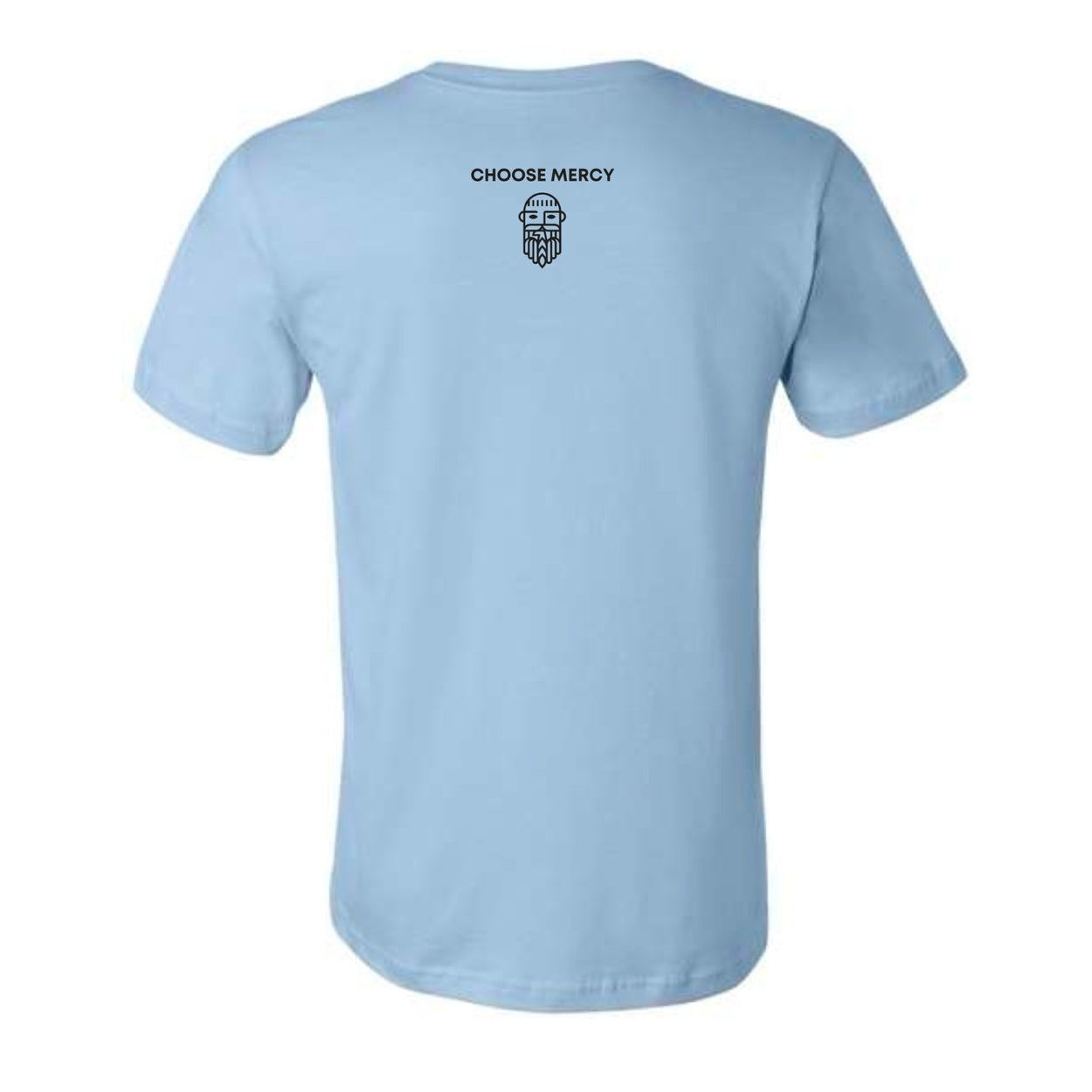 "Choose Mercy" T-Shirt in Light Blue