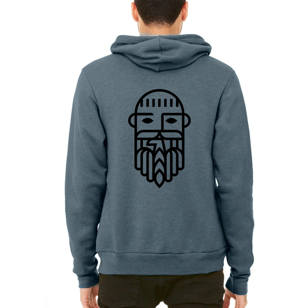 Bold Monk Hoodie in Blue