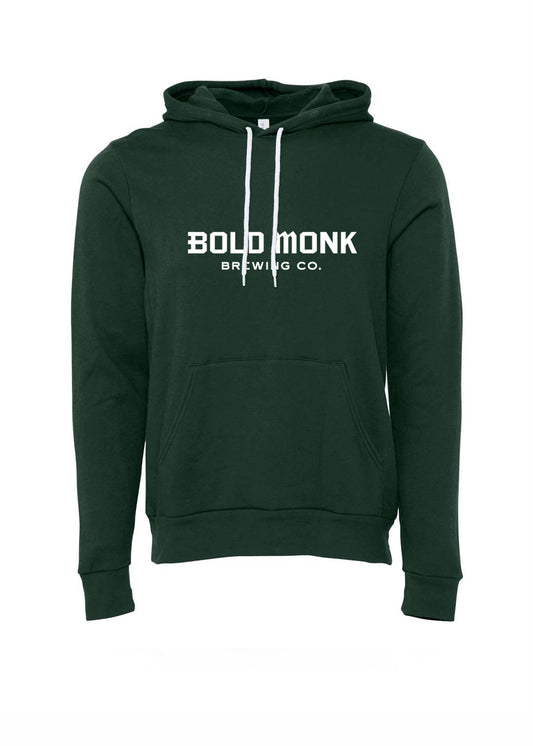Bold Monk Hoodie in Forest Green