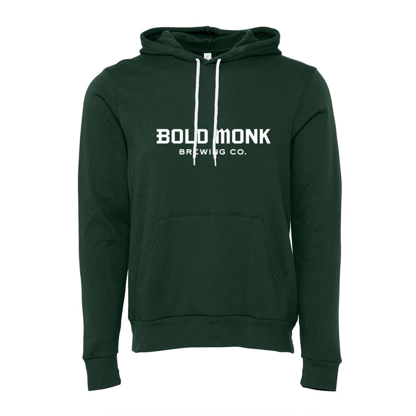 Bold Monk Hoodie in Forest Green