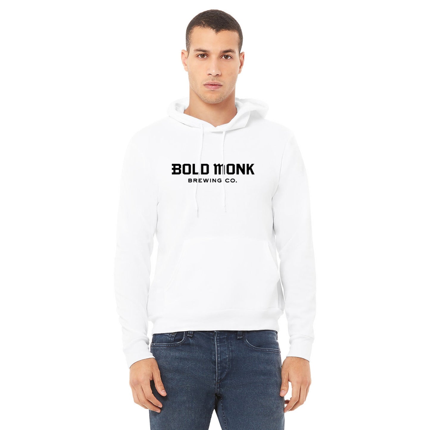 Bold Monk Hoodie in White