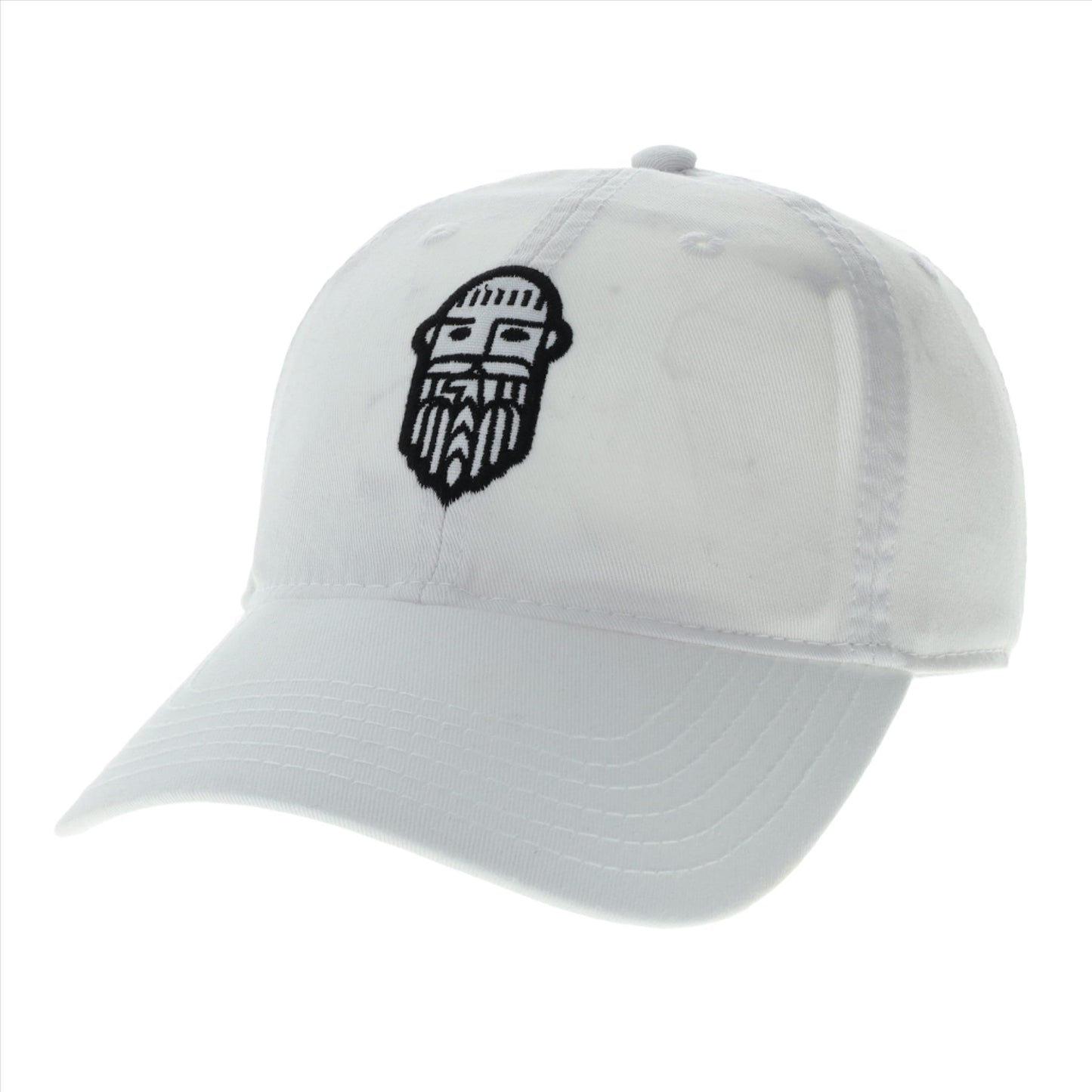 Bold Monk Hat in White